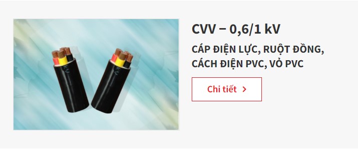 Dây cáp điện CVV